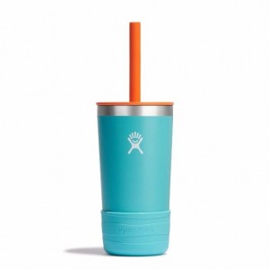 Hydro Flask 12 oz Kids Tumbler w/ Straw Lid Seaspray | 98714KOYP