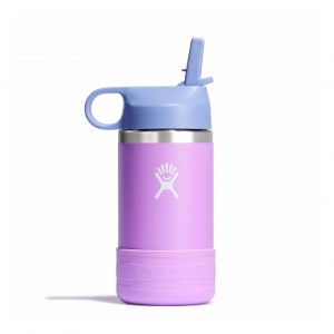 Hydro Flask 12 oz Kids Wide Mouth w/ Straw Cap Anemone | 20871NGZP