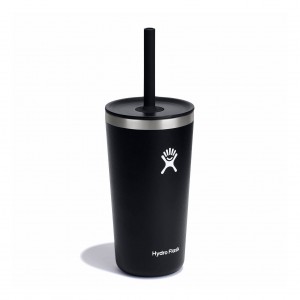 Hydro Flask 20 oz All Around™ Tumbler with Straw Lid Nere | 20439KUYP