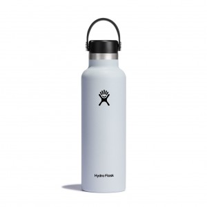 Hydro Flask 21 oz Standard Mouth Bianche | 37681FHVS