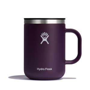 Hydro Flask 24 oz Mug Eggplant | 85309YOSC