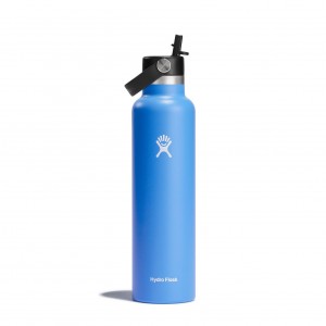 Hydro Flask 24 oz Standard Mouth with Flex Straw Cap Cascade | 53049ALRY