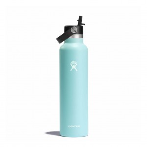 Hydro Flask 24 oz Standard Mouth with Flex Straw Cap Dew | 52017TIDS