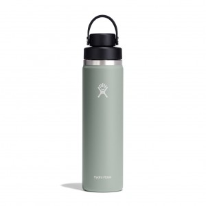 Hydro Flask 24 oz Wide Mouth with Flex Chug Cap Agave | 06297GAJL
