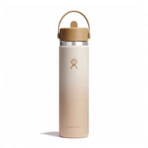 Hydro Flask 24 oz Wide Mouth with Flex Straw Cap Honey Ombre | 16723ANZD