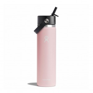 Hydro Flask 24 oz Wide Mouth with Flex Straw Cap Trillium | 38427QTAP