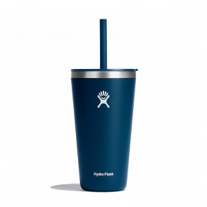 Hydro Flask 28 oz All Around™ Tumbler with Straw Lid Indaco | 81347GETK