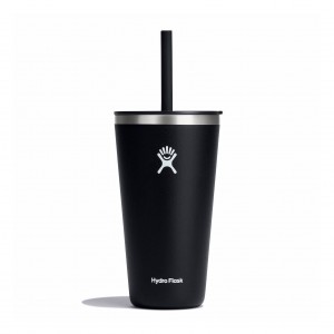 Hydro Flask 28 oz All Around™ Tumbler with Straw Lid Nere | 50236URJV