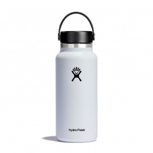 Hydro Flask 32 oz Wide Mouth Bianche | 46182JPUK