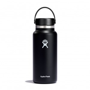 Hydro Flask 32 oz Wide Mouth Nere | 59608VASH