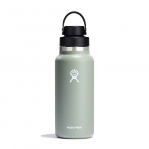 Hydro Flask 32 oz Wide Mouth with Flex Chug Cap Agave | 02568XUOI