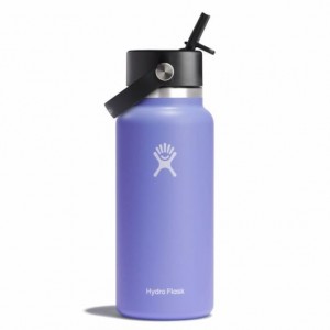 Hydro Flask 32 oz Wide Mouth with Flex Straw Cap Lupine | 95103YVDB