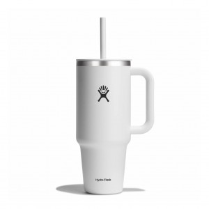 Hydro Flask 40 oz All Around™ Travel Tumbler Bianche | 74195XPLW