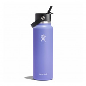 Hydro Flask 40 oz Wide Mouth with Flex Straw Cap Lupine | 73652NIGW